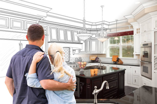 Professional Kitchen Island Installation technician working in Alexandria, VA